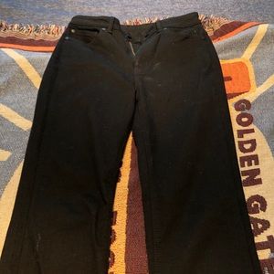 Black boot cut jeans